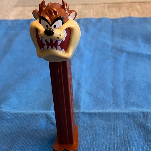 pez | Toys | Vintage Tasmanian Devil Pez Dispenser Brown Stem Footed
